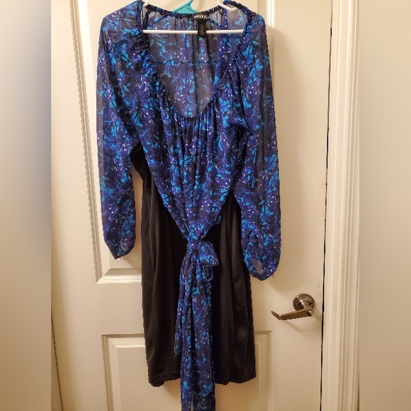 Lane bryant Sheer Outside 2 PC dress size 18/20 - Picture 7 of 12